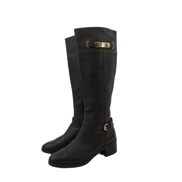 Coach 'Sullivan' Riding Women'sPebbled leather Boot, Size 8B, Brown - Picture 3 of 15